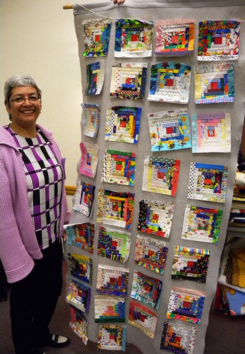 Frances Evans - Winner of the February Block of the Month